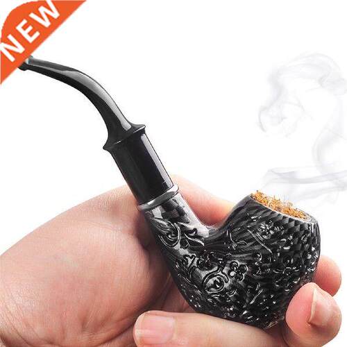 Carve Pattern Smoking Pipe Hand Carved Smoking Bowl Pipe