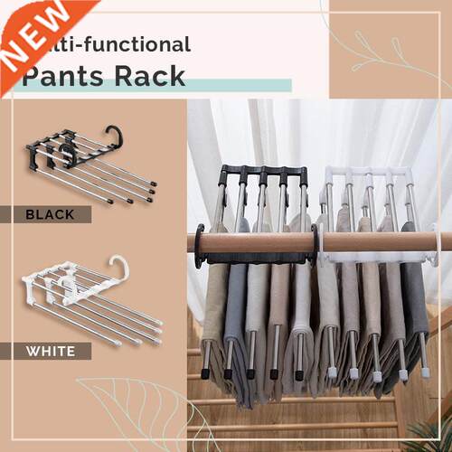 Multi-functional 5 in 1 Trouser Storage Rack Adjustable