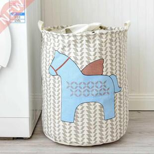 Large Foldable Laundry Storage Basket Clothes Storage Bag Di