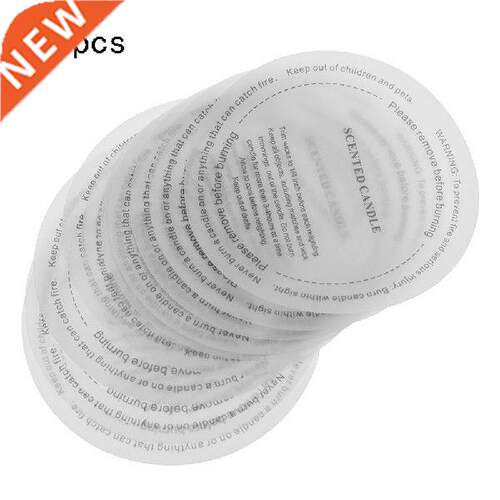 10pcs  Manual Fragrance Candle Stickers Label Cup
