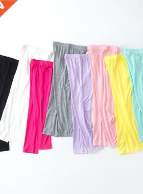 2022 New Children Clothes Girl Leggings Baby Elastic Summer