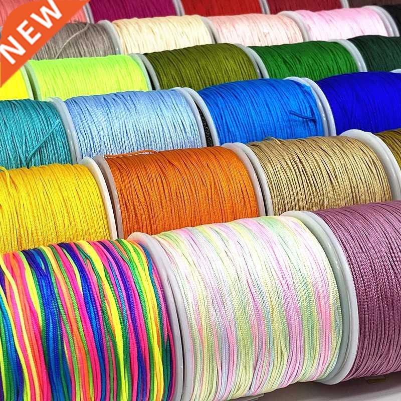 10yards 0.8mm Nylon Cord Thread Chinese Knot Macrame Cord Br