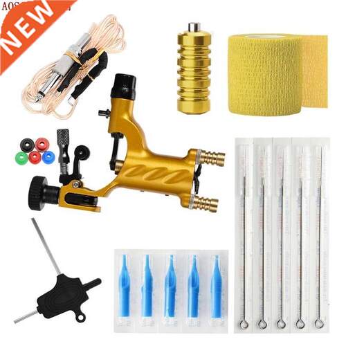 Tattoo Machine Set Gold Not Completed Tattoo Kit Professiona
