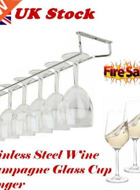 55cm Wine Glass Hanger Rack Stemware Glasses Home Bar Pub