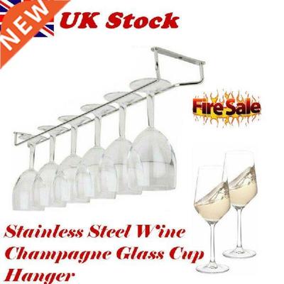 55cm Wine Glass Hanger Rack Stemware Glasses Home Bar Pub