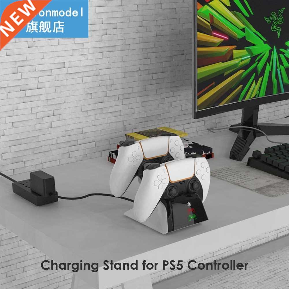 Controller Dual Chging Dock Station with US Plug AC Adapte