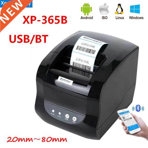 Xprinter 365B Therml Lbel Brcode Pos Printer Bluetooth 80