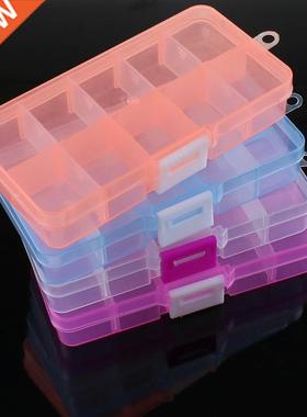 New 10 Slots Cells Colorful Portble Jewelry Tool Storge Bo