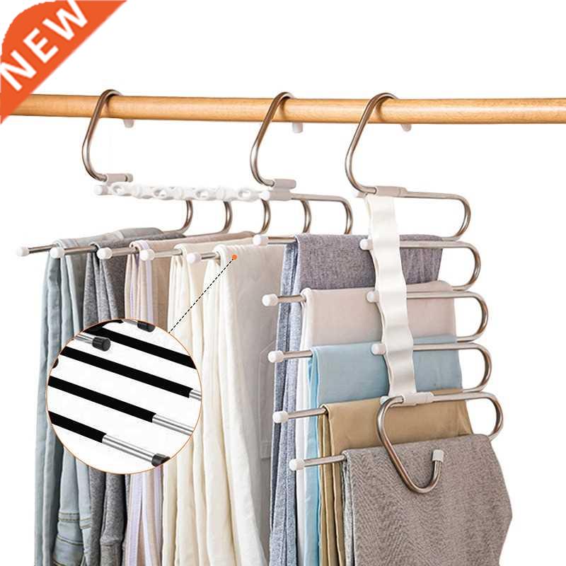 5 in 1 Pant Rack Hanger for Clothes Organizer Multifunction