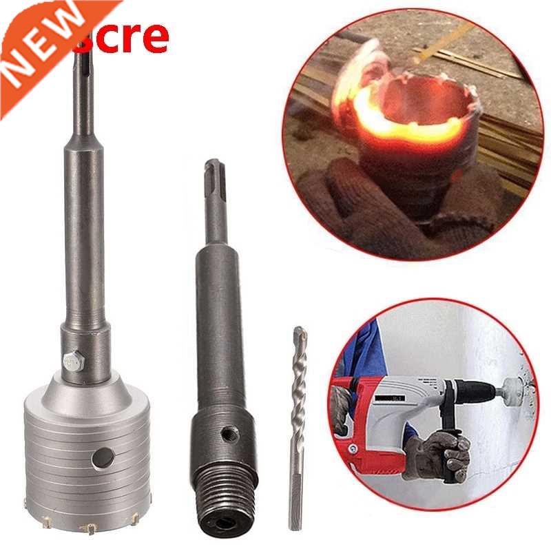 4Pcs/set 65mm Concrete Drill Bit Wall Hole Saw Cutter Set Br