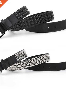 Pyramid Fashion Rivet Belt Men&Women's Studded Belt Punk