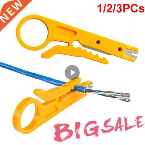 1/2/pc Wire Stripper Knife Crimper Plie Mini Portable Elect