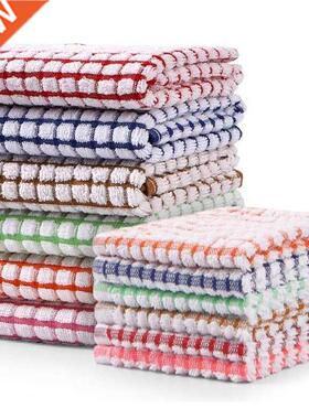 Kitchen Towels and Dishcloths Set,Set of 12 Bulk Cotton Kitc