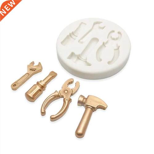 D Screws Hammer Wrench Silicone Fondant Chocolate Molds DIY