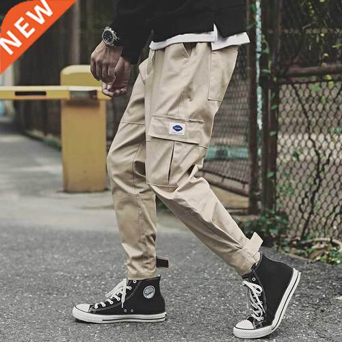 Hip Hop Japanese Men's Side Pocket Cgo Pants 2020 Setwe