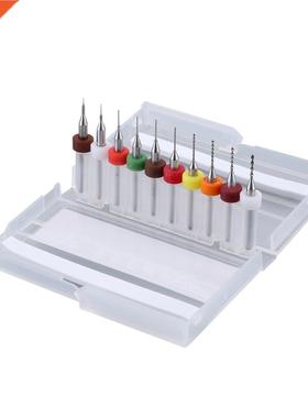 Engraving Drill 10pcs/set Hard Alloy Sall Drill Bit 0.1-1
