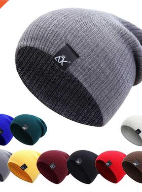 COKK Knitted Beanie Women's Hat Winter Men Skullies