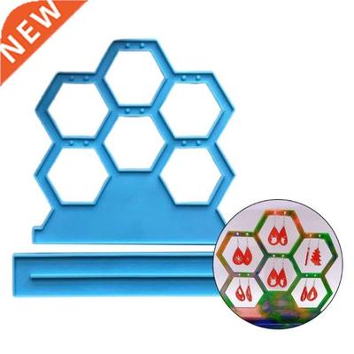 Epoxy Resin Mold Handmade Honeycomb Earrings Pendant Silicon