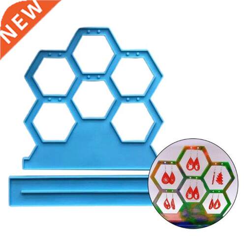 Epoxy Resin Mold Handmade Honeycomb Earrings Pendant Silicon