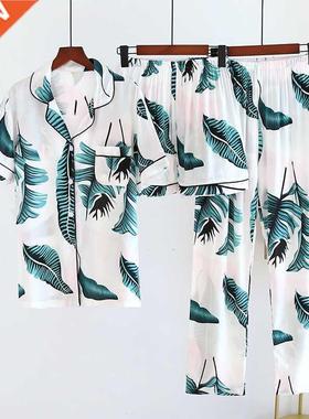 2022 New Pyjamas For Women's Spring And Summer 100%Viscose H