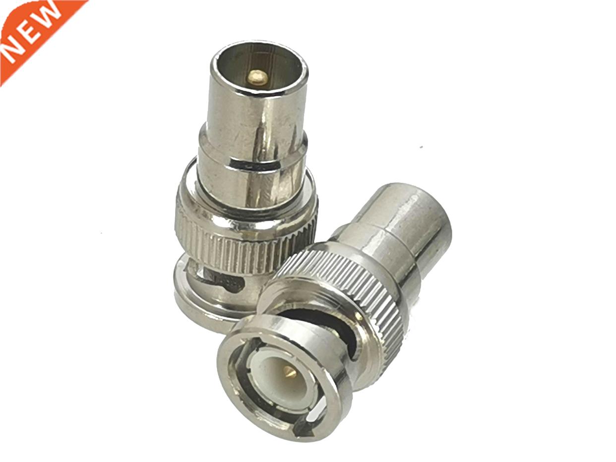 1Pcs Connector BNC Male plug to IEC PAL DVB-T Male plug RF A