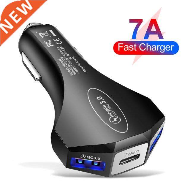 USB Car Charger Quick Charge 4.0 35W PD QC 3.0 Car Charge Ty