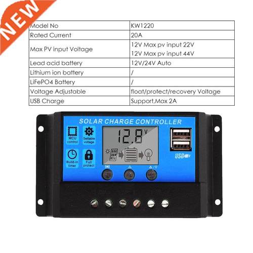 *30/20/10/3 24V 12V uto PWM Solr Pnel Bttery Chrge