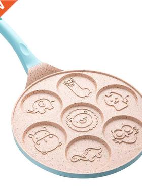 Aluminum Alloy 7 Hole Fried Egg Burger Pan Non-stick Ham