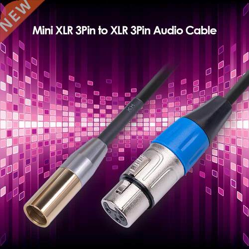 3 Pin Female Audio Cable XLR 3 Pin Male to XLR Lightweight X