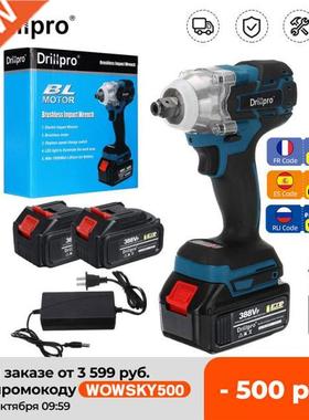 520N.m Brushless Cordless Electrc mpact Wrench 1/2 nch Po