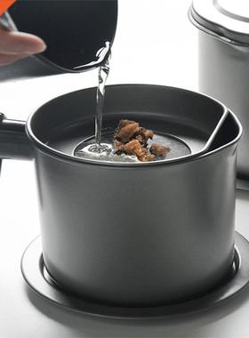 1.4/1.7L stainless steel lard tank oil filter pot large