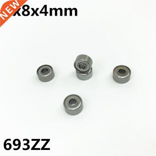 50Pcs 693ZZ L-830ZZ 3x8x4 mm Deep groove ball bearing Miniat