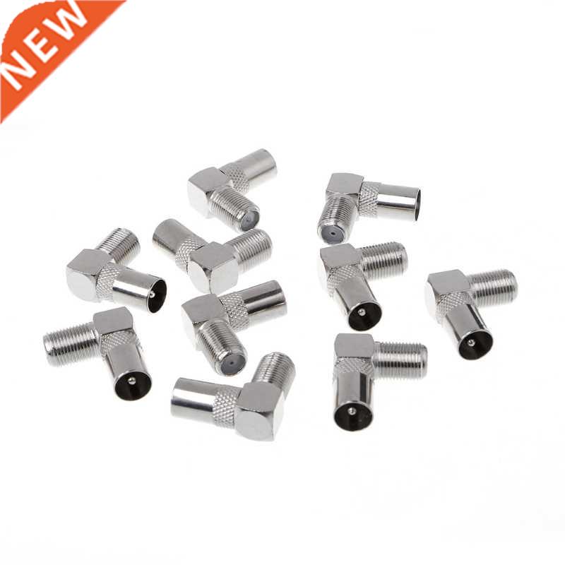 10 Pcs Right Angled Angle 90 degree F Connector Female to RF