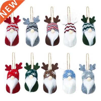 5xChristmas Gnomes Plush Dwarf Faceless Doll Handmade Swedis