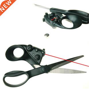 Laser Guided Fabric Scissors Trimmer Sewing Cut Straight Fas
