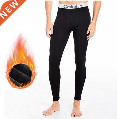 Long johns men thin fleece thermal underwear keep warm leggi