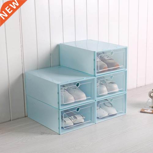 Transparent Shoes Drawer Case Stackable Sundries Storage Box