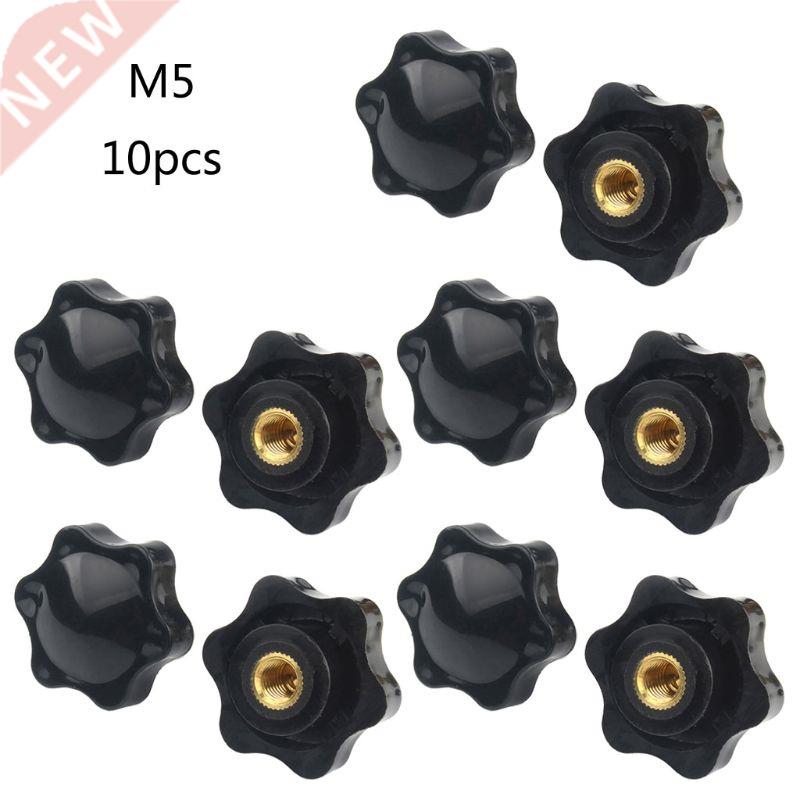 10PCS M5 M6 M8 M10 Plum Hand Tighten Nuts Manual Clamping Kn