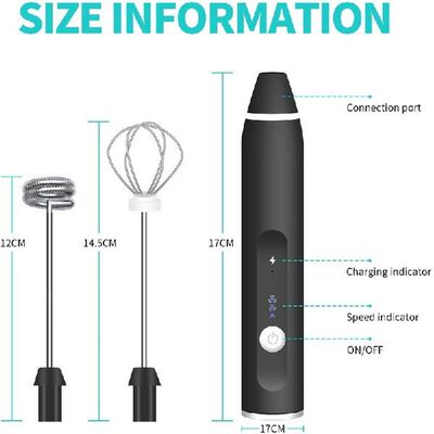 New Mini Electric Milk Fr,USB Rechargeable Drink Mixer