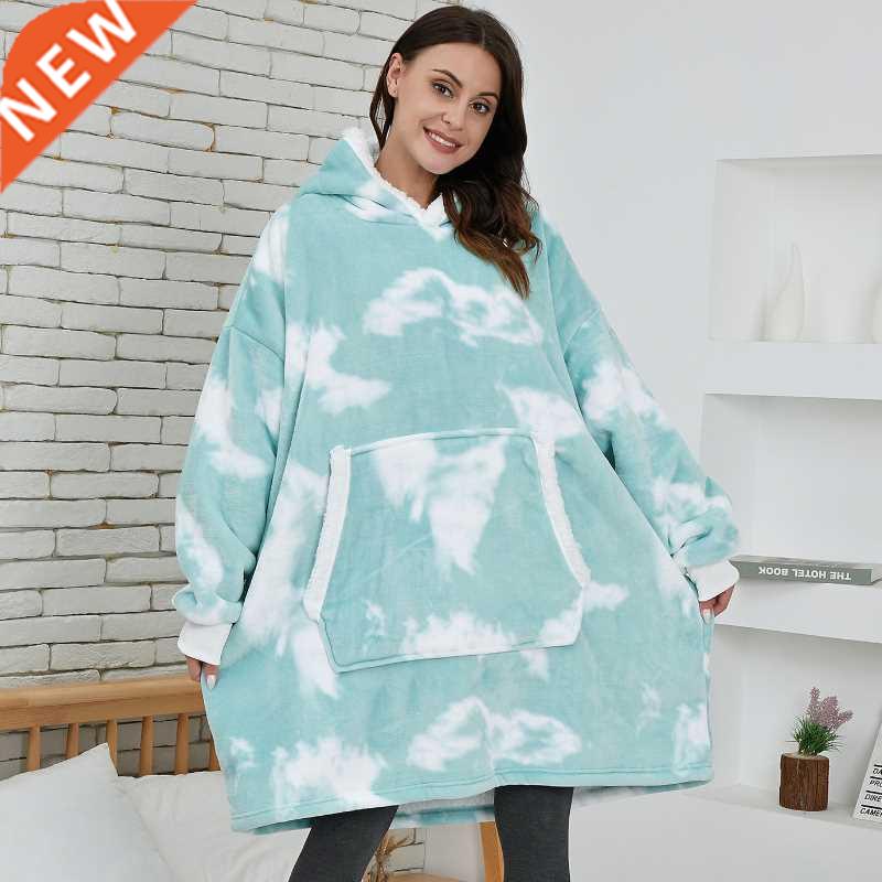 Oversized Hoodie Sweatshirt Women Tie Dye Hoodies Fleece Gia