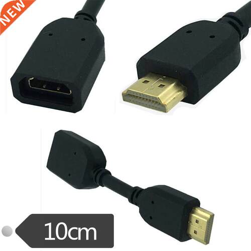 10cm HDMI 1.4 A Male to Female M/F AV Adapter Cable Cord 3D