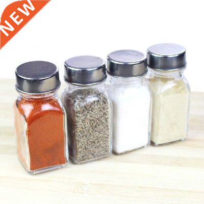 5-piece kitchen accessories storage glass bottles spices