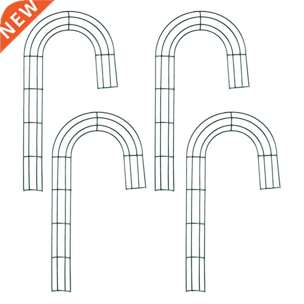 4Pcs Cane Iron Wreath Frame  Wreath Accessory Christmas