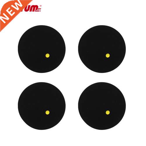 4pcs/12pcs/30pcs Matkot Ball Squash Ball One Yellow Dots Lo