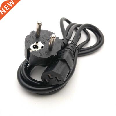 1.5m EU Europe 3Pin Power Cord Cable EU 3Prong Laptop AC Ada