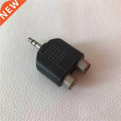 DC 3.5mm Male to Dual RCA Female Adapter Converter Jack Audi