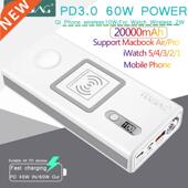 Macbook Wireless PD3.0 FERISING Fast iWatch 60W Charger For