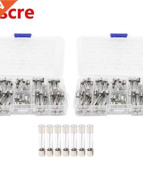 2Boxes Glass Tube Fuse Kit 0.5A-30A Fast Acting Quick Blow F