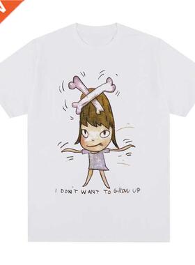 Yoshitomo Nara I Don	t Want To Grow Up t-shirt Cotton Men