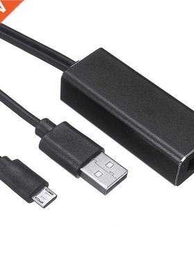 1pc Newest Ethernet LAN USB Adapter Micro USB To RJ45 Adapto